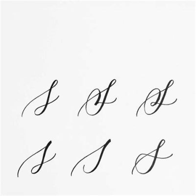 how to draw a cursive s: exploring the art of calligraphy through the strokes of a lowercase 's'