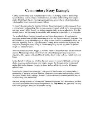 what is a commentary essay: What if we viewed essays not as rigid structures but as flexible expressions of personal insights?